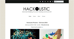 Desktop Screenshot of hackoustic.org