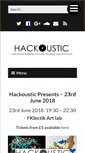 Mobile Screenshot of hackoustic.org