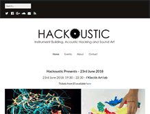 Tablet Screenshot of hackoustic.org